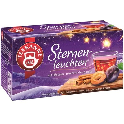 Teekanne tea STERNEN LEUCHTEN Starry Night 1 box/ 20 tea bags-DAMAGED- FREE SHIP