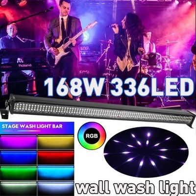 Wall Wash Light Bar 336LED RGB 3in1 DMX Stage DJ Disco Party Strobe Beam Light