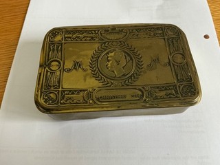 WW1 British Princess Mary Christmas 1914 Gift Tin for The Troops at The Front #3
