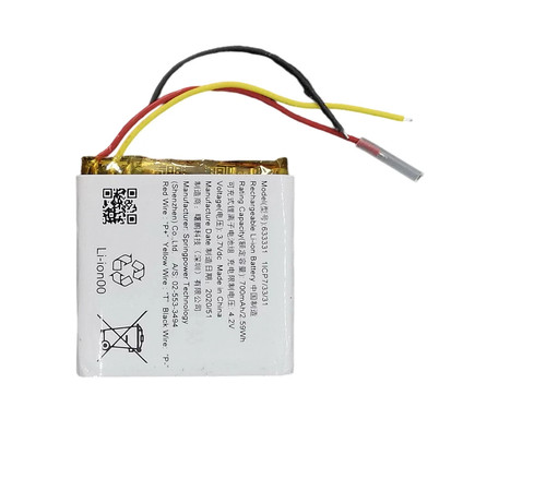 Replacement 633331 Battery for JBL Everest Elite 300,E45BT,E55BT,Live 650BT NC - Foto 3 di 4