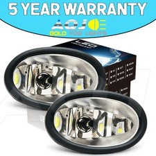 Led Bumper Fog Lights Lamp White For-honda Civic 2001-2008