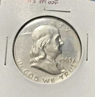 1963 Franklin Half dollar Proof-like 90% Silver US Mint uncirculated coin
