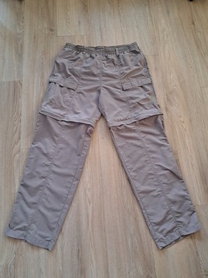 Columbia PFG Convertible Cargo Hose Grau Größe M Herren Angeln Wandern Shorts