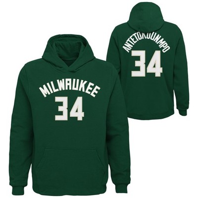 NBA Kinder Hoody Milwaukee Bucks Giannis Antetokounmpo Pullover Basketball