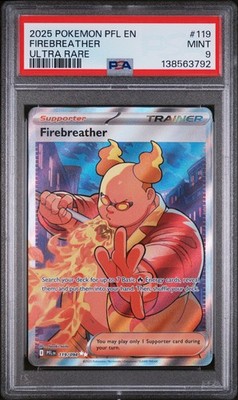 2025 Pokemon Phantasmal Flames Firebreather Ultra Rare #119/094