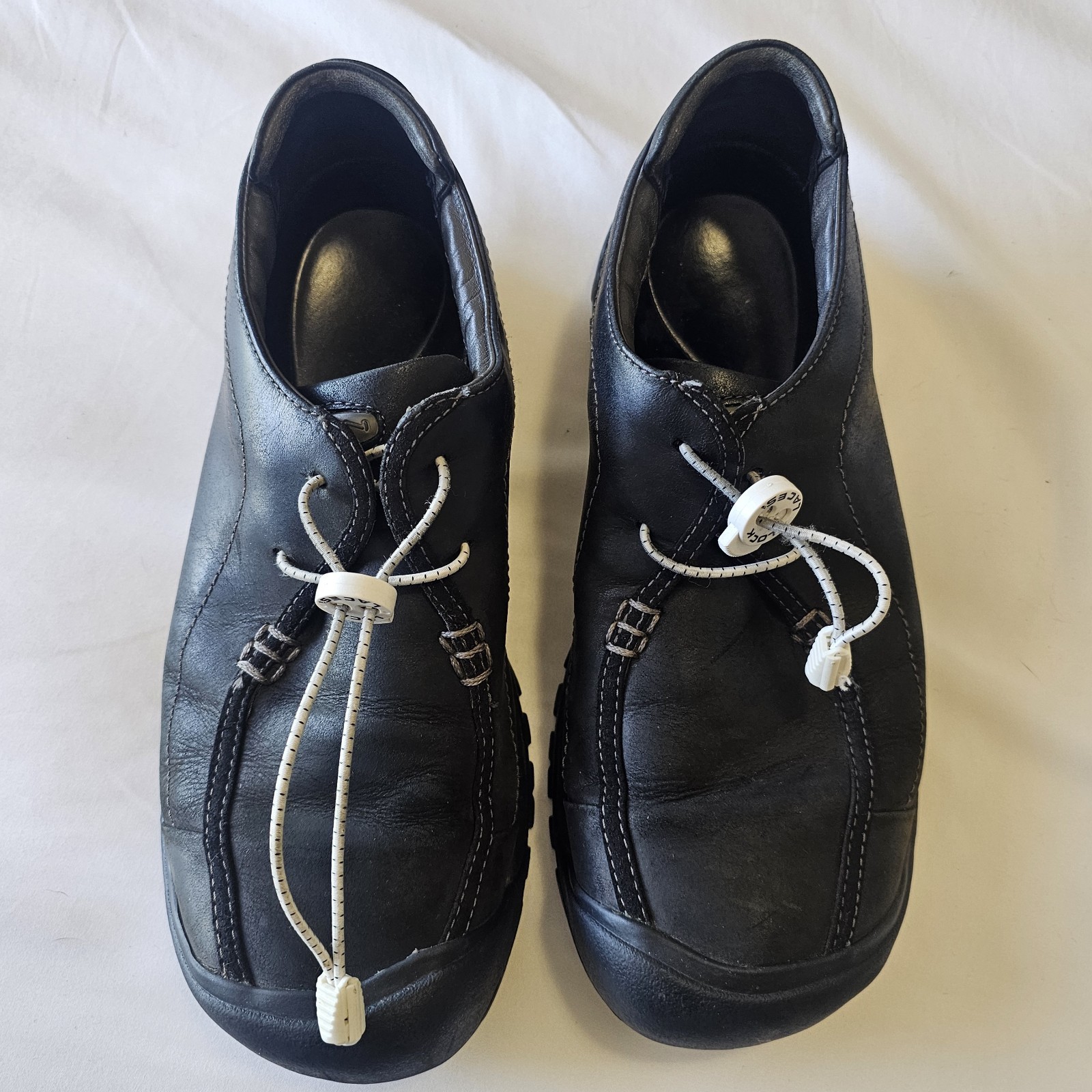 Keen Portsmouth II Pizzo Regolabile Nero Uomo 12 Pelle