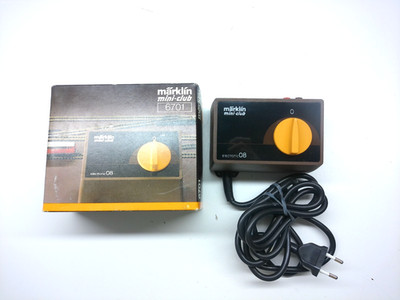 Märklin Mini Club 6701 Spur Z Trafo  '' Electronic 08'' Fahrregler - in OVP #12329