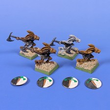 Ral Partha Thumper Knights with Axes (x4), Doom Bunny Choppers, Tom Meier, Metal