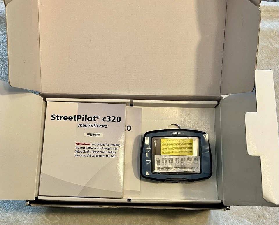 Garmin StreetPilot C320 Black 3.5" Touchscreen Rechargeable 2D 3D GPS Navigation - Image 3 of 3