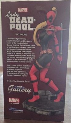 Marvel Gallery Lady Deadpool Statue - Deadpool Franchise Comic Book Heroes