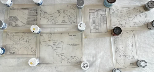 Vintage Geological Maps of Central America Phillips Petroleum - product listing photo