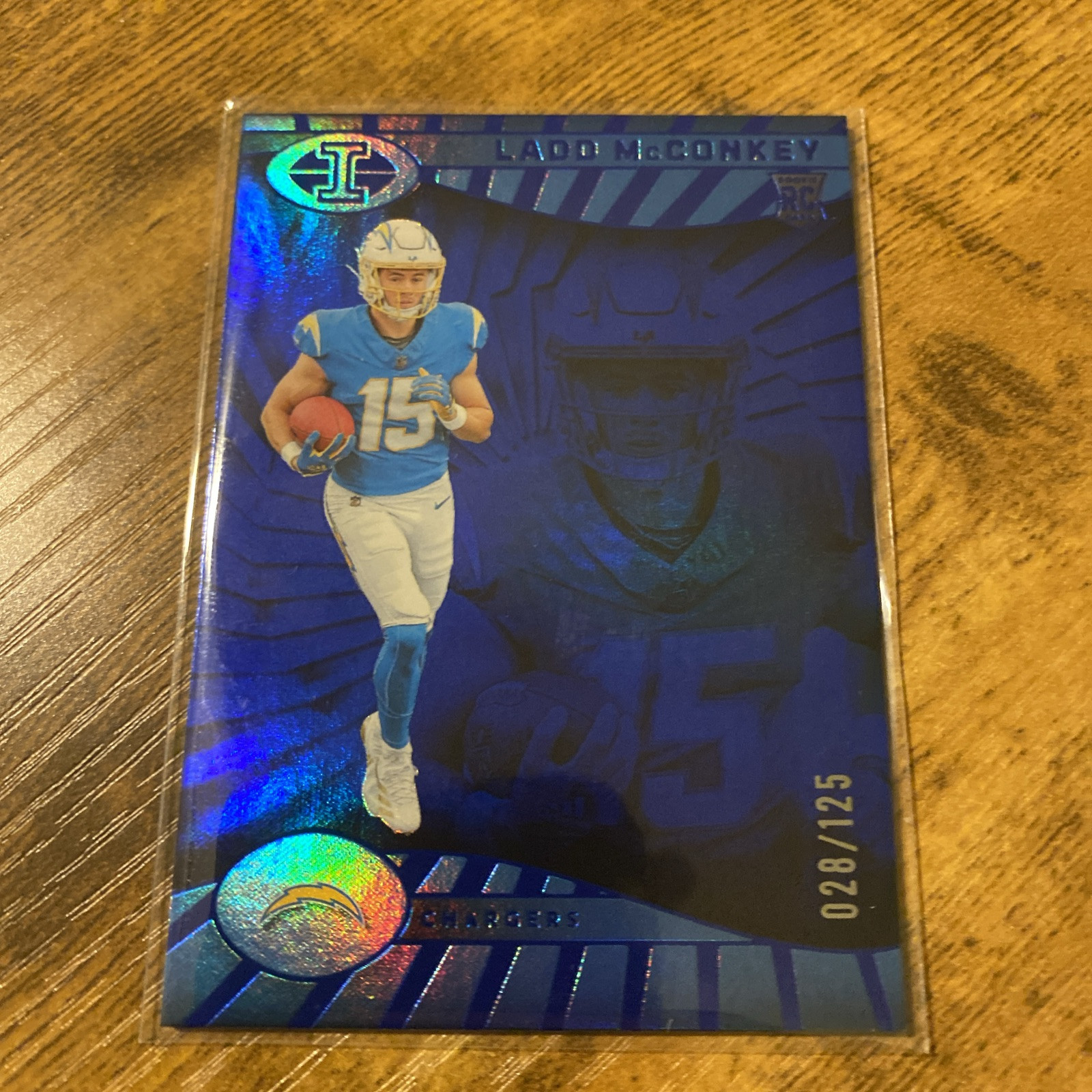 2024 Panini Illusions- Ladd McConkey #51 Blue /125(RC)