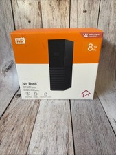 WD My Book 8TB External Desktop Hard Drive USB 3.0 WDBBGB0080HBK Brand New