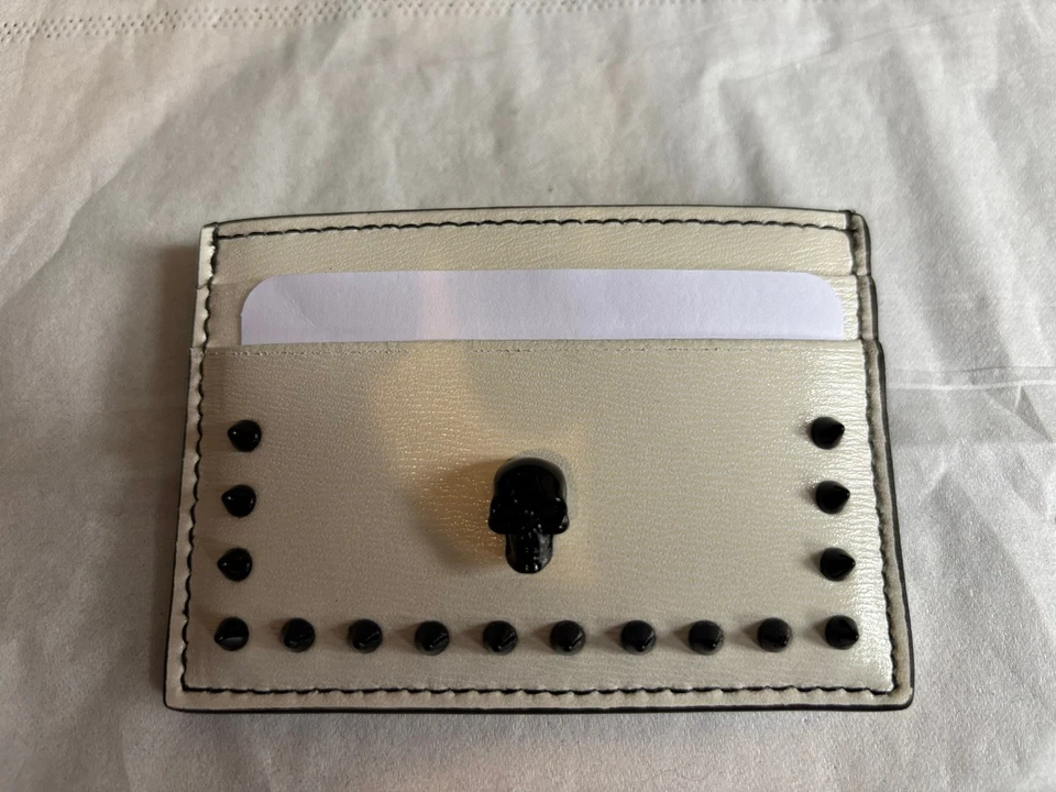 Cartera Alexander McQueen Calavera Tachuela Cuero de becerro - NUEVA CON ETIQUETAS Foto 2 de 4