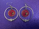 Louisville Cardinals Dangler Earrings 2 sets Pre owned — photo 3
