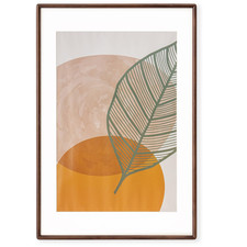 Axeman 20X30 Walnut Frame - Rounded Corner 20 X 30 Poster Frame Matted To 16X24