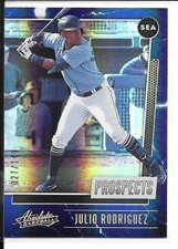 2021 Panini Absolute Spectrum Blue Prospects Julio Rodriguez Parallel Card /149