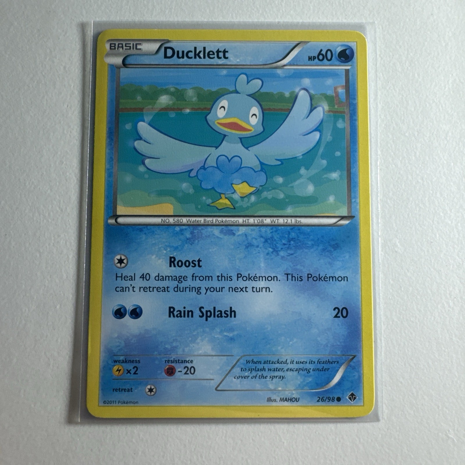 Ducklett 26/98 - Emerging Powers - Common - Pokemon Card TCG