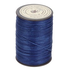 Waxed Cord 0.8mm Dark Blue Waxed Polyester Cord 54 Yards String Thread