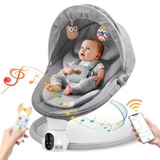 Baby Swings for Infants - Exclusive App Bluetooth Function, Electric Baby