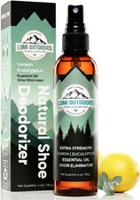 Natural Shoe Deodorizer Spray 700 Sprays - Extra Strength Shoe Odor Elimin...