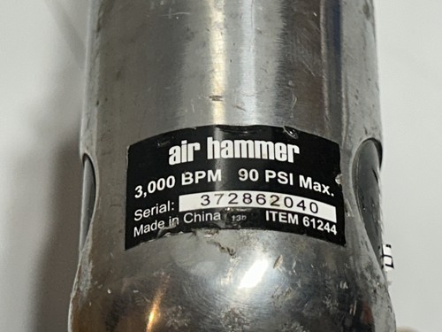 Central Pneumatic Air Hammer 3,000 BPM 90 PSI Used Tool 61244 - Picture 9 of 10