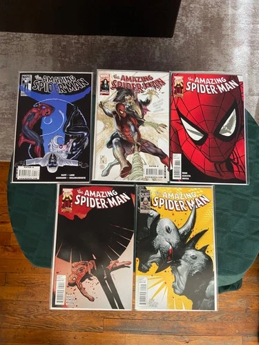 Amazing Spider-Man Lot Of 5 Books #621 622 623 624 625 Marvel Comics 2010 NM NM+