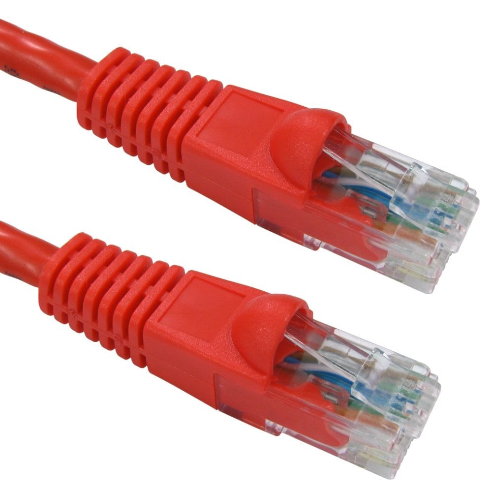 Cables Direct 0.5m Snagless Cat6 Patch Cable - Red