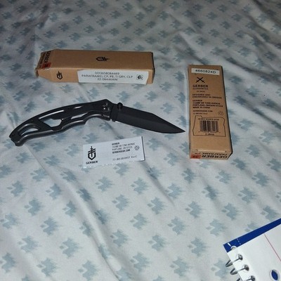 Gerber Paraframe I Knife Frame Lock Plain Edge Blade