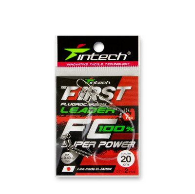 Intech FC First Leader   20 cm Premium Fluorocarbon-Vorfach