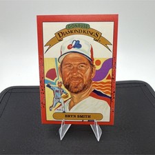 Donruss Diamond Kings Bryn Smith Montreal Expos #25 Baseball Card 1989