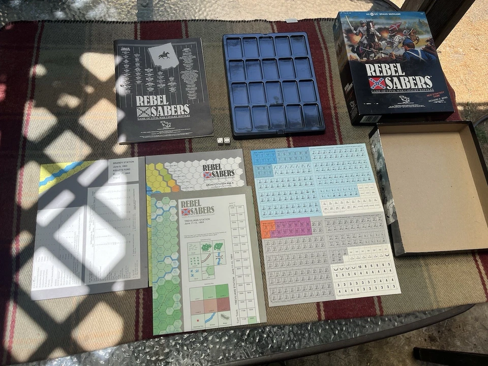 REBEL SABERS SPI/TSR Board Gme. UNPUNCHED and COMPLETE. - Image 2 of 4