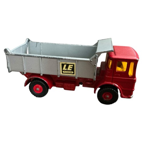 Matchbox King Size No. K-4 Leyland Tipper truck lorry Red LE Transport GC UB (s - Picture 1 of 14