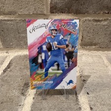 Panini Rookies & Stars 2025 Artistry In Motion Jared Goff #6 Lions Football Card