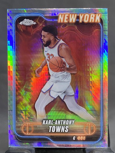2024-25 Topps Chrome - Prism Refractor #52 Karl-Anthony Towns