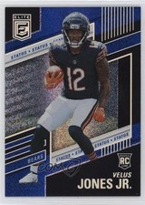 2022 Panini Donruss Elite Rookies Status Sparkle /275 Velus Jones Jr #157 3hd