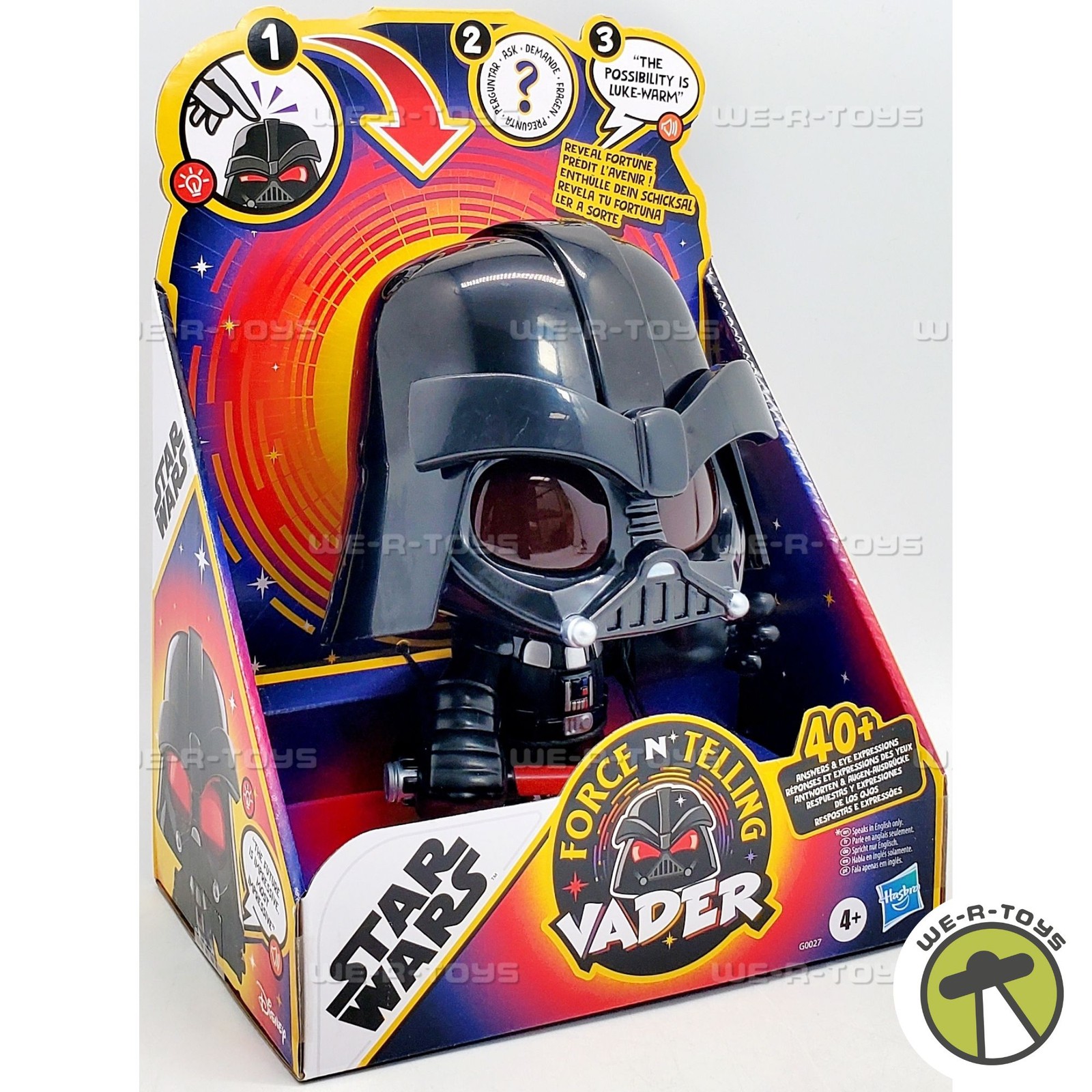 Star Wars Force 'N Telling Vader Electronic Fortune telling Darth Vader Figure