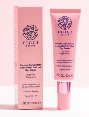 Figgi Nurture The Goddess Antioxidant Enriched Day Cream Moisturizer 1.7 Oz