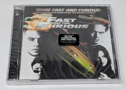 More Music from the Fast & the Furious / O.S.T. by Various (CD, 2001) NEW SEALED