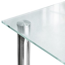 Glasscheibe Tischplatte Glasplatte Rechteckige Transparentes MilchGlas 120x60cm