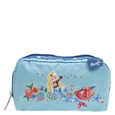 Le Sportsac Turquoise Rectangular Cosmetic Case 6511-K748