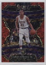 2019 Panini Select Concourse Hybrid Red Disco Prizm 13/49 Zach Norvell Jr #9 zy6