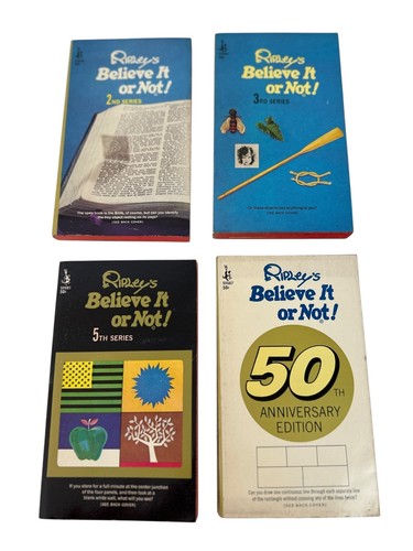 4 Ripleys Believe It Or Not Bücher: 2, 3, 5 Serien & 50th Anniversary Edition
