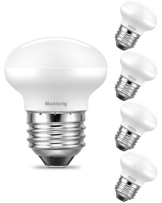 Maelsrlg R14 LED Bulb 4W(40W 4 Count (Pack of 1), 2700k Soft White