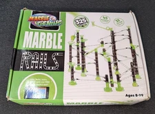 Marble Genius Marble Rails Super Set 325 Piece Marble Run