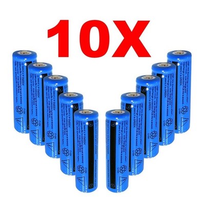 18650 Lithium Li-ion Batteries 3.7V 3000mAh Rechargeable Torch Flashlight