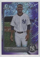 2022 Bowman Chrome Prospects Purple Shimmer Refractor /250 Roderick Arias 0fz3