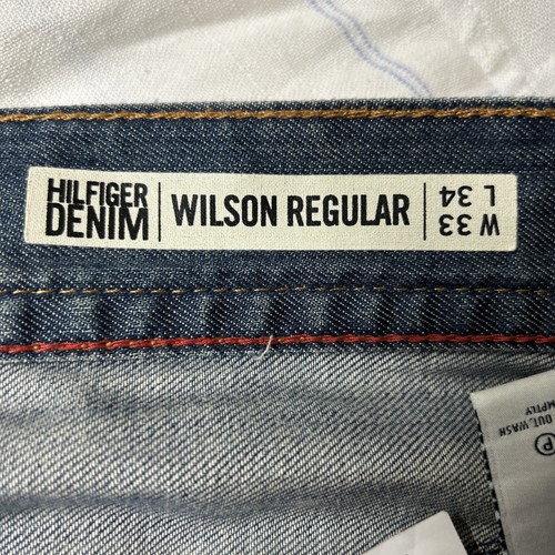Mens Tommy Hilfiger WILSON Straight Blue Jeans W33 L34 - Picture 13 of 15