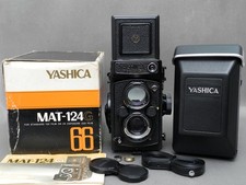 Vintage Yashica Mat 124G 6x6 TLR 120mm Film Camera W/ Yashinon 80mm F3.5 lens