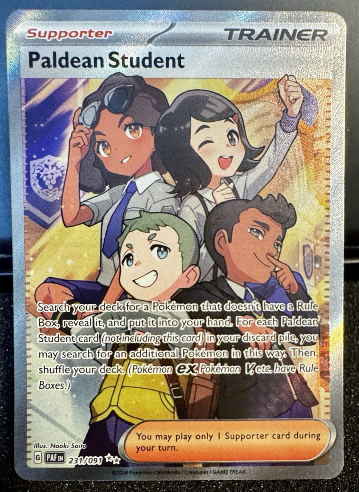 Paldean Student #230 Pokemon Paldean Fates